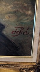 Willi Depre, Deceased German Artist, Art Of Gypsi Girl. Oil On Canvas. 44″X32″