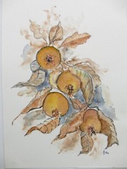 Ingeborg Jakob Wilhelmshaven Watercolour Hand Signed Dated 13×18.5cm To-5021