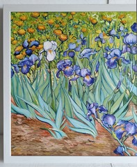 Irises Vincent Van Gogh’s handpainted copy oil painting 19.7×27.5 in