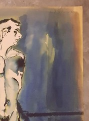 JUAN SORIANO 24″ x 18” COLOR CRAYON ON THICK PAPER DRAWING
