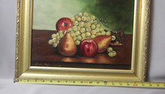 Beautiful Original Oil „Study of Fruit“ Ca 2006 by L. Mariconda Inv# LM01a