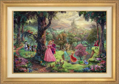 Thomas Kinkade ~ Sleeping Beauty 12×18 P/P ~ Framed Oil on Canvas