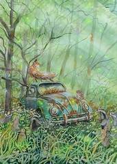 sale on Kay Dawson watercolours A3 reclaimed WATERCOLOr