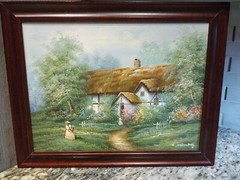 C. MANNING PORTRAIT PAINTING. Excellent Condition