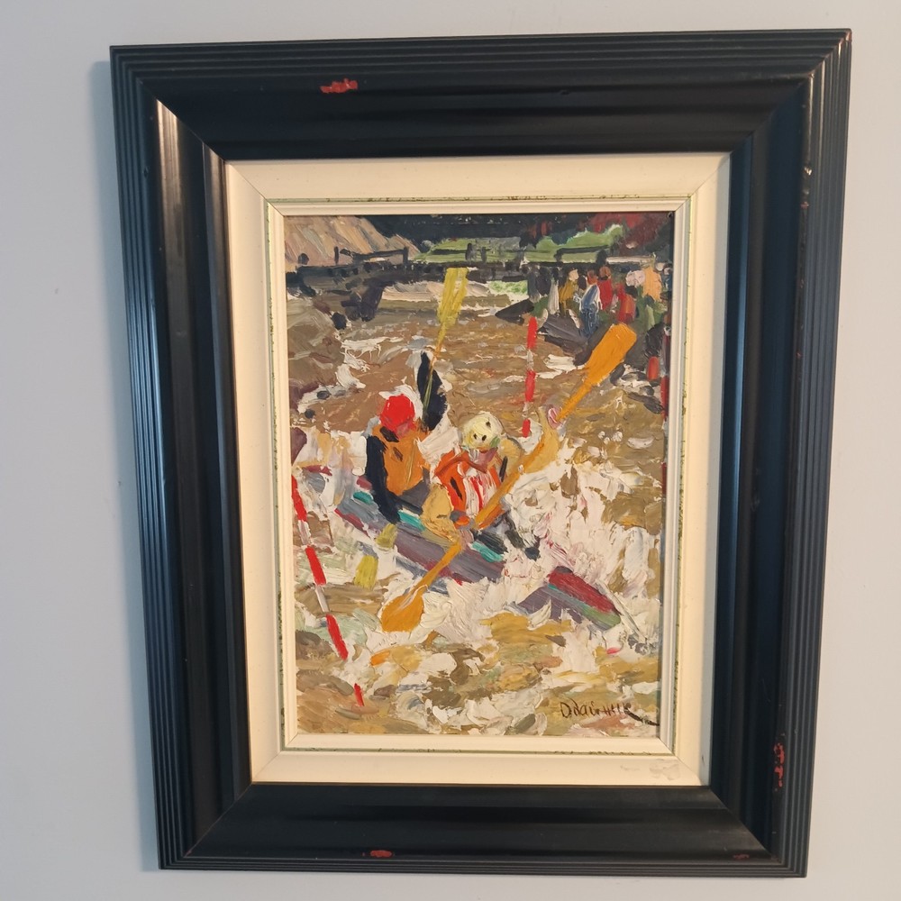 Oil painting Signed By Famous Ukrainian Artist Odainick. Certificate From Paris