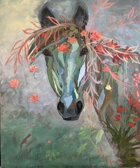 Uisce Original Artwork 18 X 24 Acrylic On Hardboard