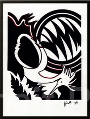 FINELLI ORIGINAL Ink/Paper 9×12 Modern Art Collectible Interior Design COA G6P