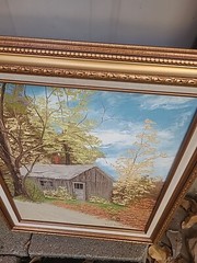 Idell Ellingwood 16×20 Oil Painting Framed 21×25 Ornate Frame