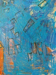 Original Oil Painting by Cristian Tiburcio 2005 Bonao Dominican Republic