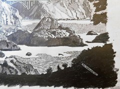 Al Riedler, graphite drawing, Pasadena, 10 x 14 signed