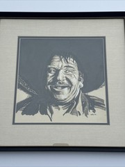 ANTIQUE PAINTING PORTRAIT MEXICAN MAN MEN SIGNED MONTY ORR ILLUSTRATION VINTAGE