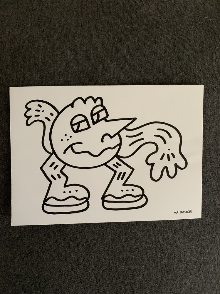 2013 Original Ink on Paper by Mr Doodle Sketch