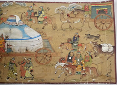 Mongolia Mongolian Painting on Canvas possibly Marzan Sharav ca. 20th century