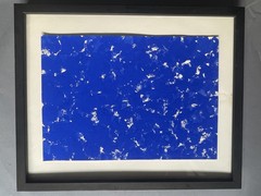 Yves Klein Monochrome Abstract Painting Art Ultramarine Blue French Blu Arte G66