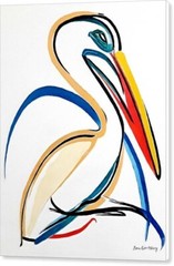 Pelican 7 – Original Abstract Acrylic Painting on Canvas