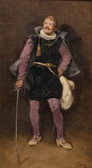 Fasoli – Italian School Early 20th Century Oil, The Musketeer