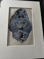 1972 Signed Daniel McGuire Gulf Stream Fields Art Piece / Etching/ Ink Paint