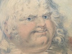 John Boyne (1750-1810) Watercolor Renaissance Royalty Nobility Count Ireland