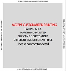 40×40 inches Abstract Oil Painting Canvas Handmade Art Wall Decor modern801