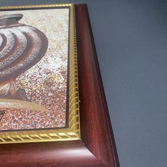 African Man And Woman Oil Painting On Canvas Signed By Artist