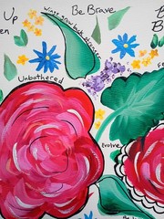 Petals Up Queen 9×12 Thick Watercolor Paper Original Art Abstract Expressionism