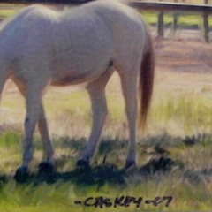 Original Miniature Oil Painting by artist Bethany A Caskey on Illustration Board