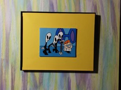 Memories of Saturday Morning Cartoons Acrylic Canvas Fan Art Paintings
