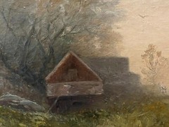 Frank Knox Morton Rehn Impressionist Landscape with Farmhouse