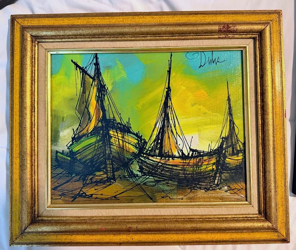 MID CENTURY MODERN ABSTRACT 1960’S PRODUCTION ART 14 X 11