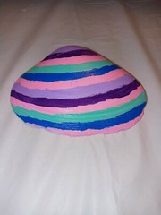 Hand painted, 1 of a kind sea shells picked at the shore & painted.  