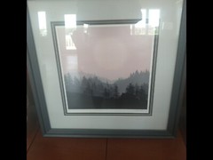 SHADOW CANYON- RARE – Mid century- FULL MOON Duane Armstrong signed lithograph 