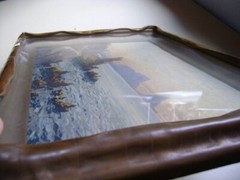 Michael Zeno Diemer Original watercolor on paper 1913 Gulf of Palermo in Italy