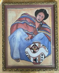 Original Watercolor Painting “Pueblo Treasures” By Bonnie Lee 11×14