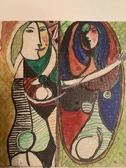 paintings on canvas original Abstract in Picasso style signed