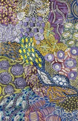 Karen Bird Ngale 💕Aboriginal Art 136cm X 90 COA Supplied KB2J-A