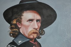 Museum Quality General Custer Oil Painting