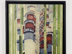 FRANTISEK KUPKA PAINTING OIL ON CANVAS CZECH ART , BEAUTIFUL