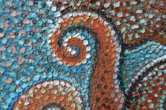Original oil painting „Octopus“. The painting was created by a Ukrainian artist