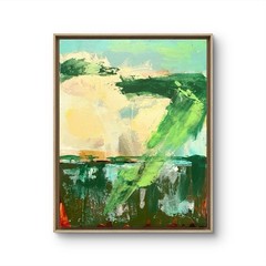 Sky Earth Unframed Landscape Abstract Impression 11×14 Canvas Original Wal Art
