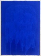 Yves Klein Monochrome Abstract Painting Wall Art Ultramarine Blue France G53