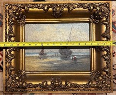 Original Antique Painting – Signed H. Medag (Dutch Artist)