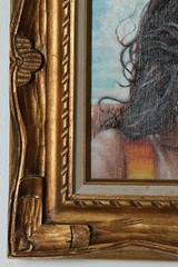 Untitled (Native American Child) By Anthony Sidoni Signed Oil on Canvas 12″x16″