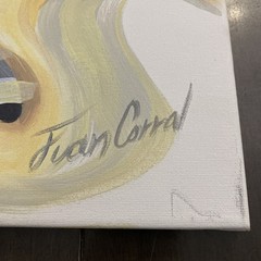 Original Acrylic Painting on canvas 16”x 20” COA Signed By Juan Corral