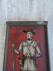 Vintage Yorkraft Revolutionary War Soldier Wall Plaques (5) Americana Colonial