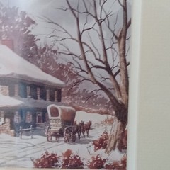 Vtg. Prints Set 3 ~William Faulkler Historic York, Pa. 1985~matted~wood Framed