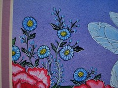 Signed CHEYENNE – Fairy with a Bird Watercolor/Gouache/Ink Illustration Painting