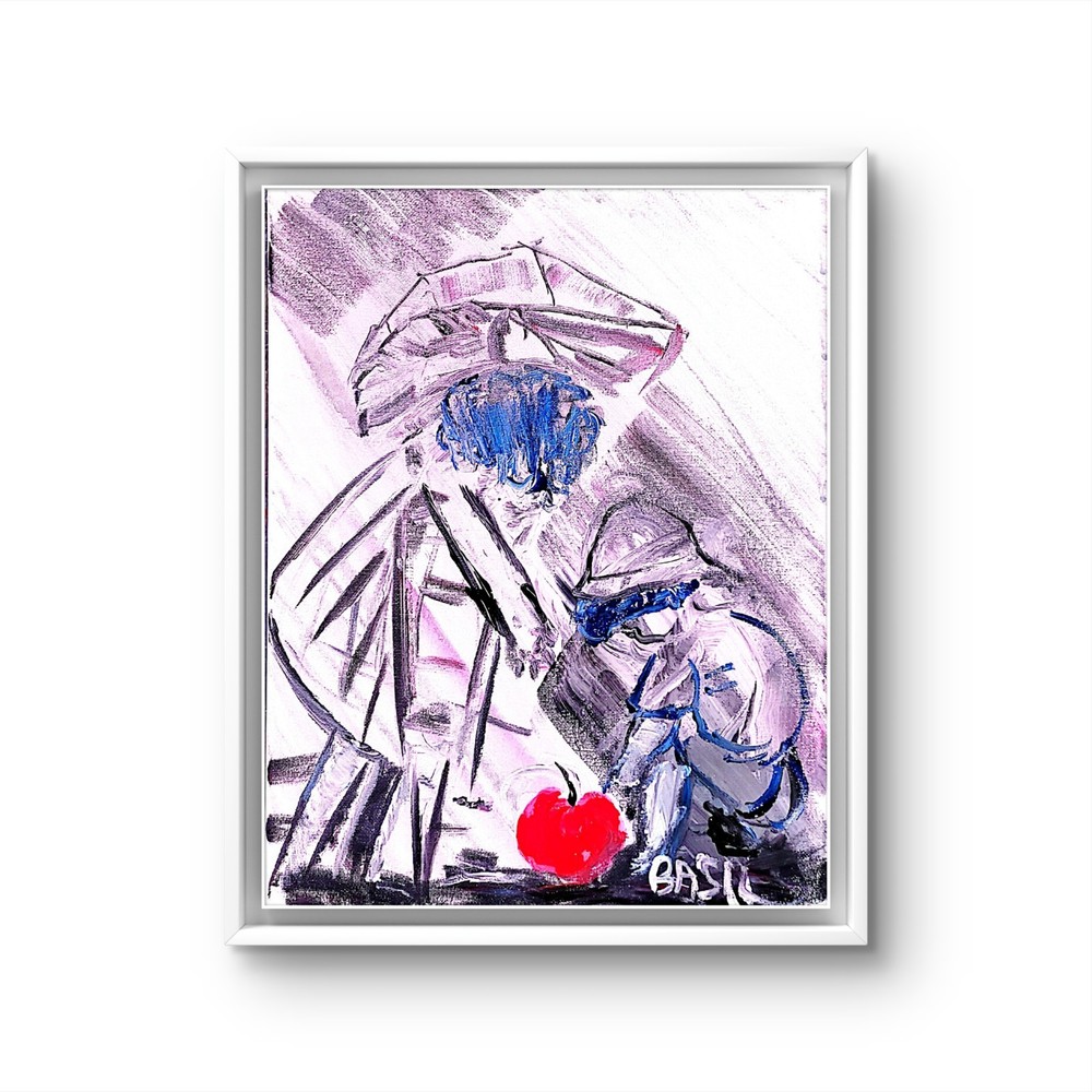 Kindness Of Children Colorful Modern Art Acrylic Painting On Canvas