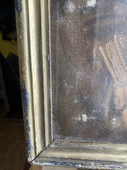 ::SIGNED OIL PAINTING OF AN ELDERLY LADY CLERGYMAN DAMAGED BERLIN LIST