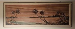 Vintage 1950’s Carlo of Hollywood painting Tropicana Scenery