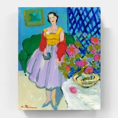 Original Oil Painting by Colleen Ross – Fauvist Figurative Woman – 30×24 Canvas
